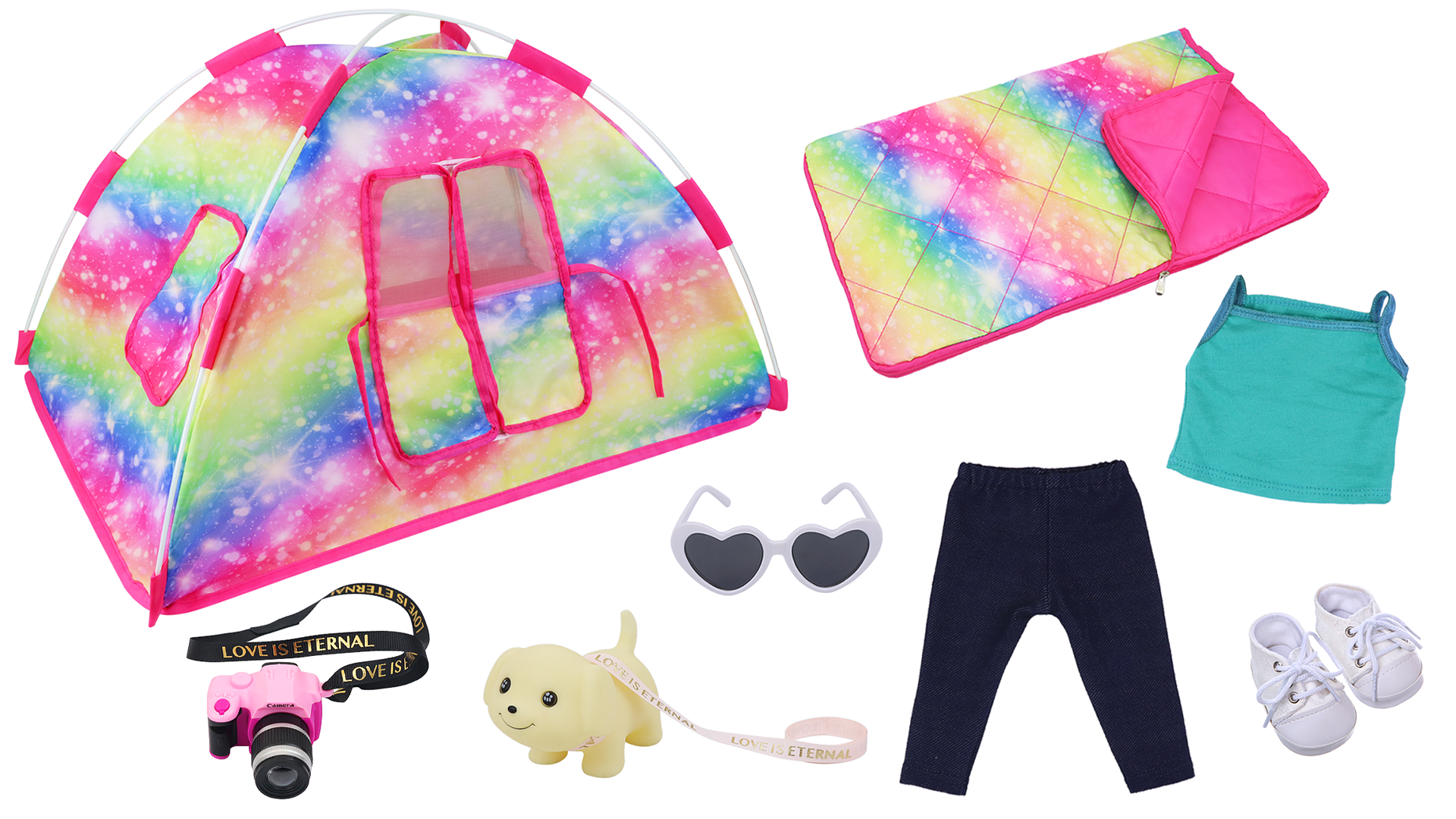 E-girls 他 グッズ Amazon.com: ZITA ELEMENT 7 Items Fashion Camping Tent Set for 18